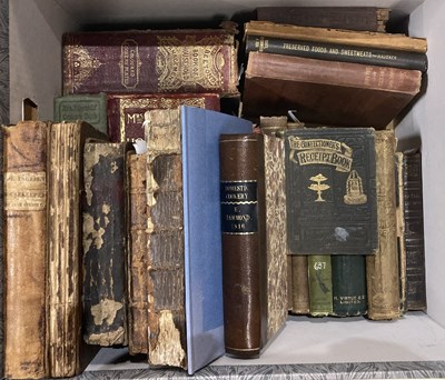 Lot 1341 - A miscellany of 18th century and later cookery...