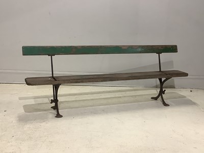 Lot 190 - An early 20th century cast iron and wood...