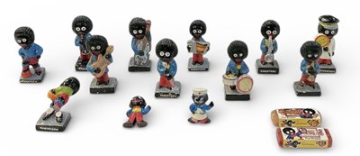 Lot 330 - Eleven assorted Robertson's jam Golly figures...