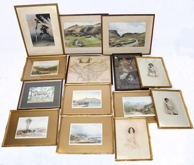 Lot 1457 - A quantity of assorted pictures and prints