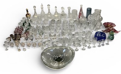 Lot 597 - A large quantity of assorted cut, crystal and...