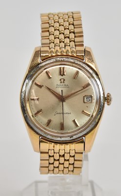 Lot 1508 - OMEGA; a vintage gentleman's stainless steel...