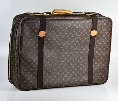 Lot 1174 - LOUIS VUITTON; a brown coated canvas Monogram...
