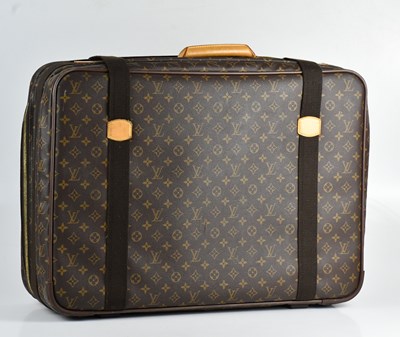 Lot 1175 - LOUIS VUITTON; a brown coated canvas Monogram...