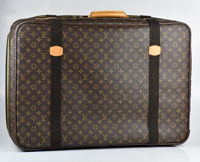 Lot 1176 - LOUIS VUITTON; a brown coated canvas Monogram...