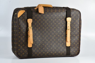Lot 1177 - LOUIS VUITTON; a brown coated canvas Monogram...