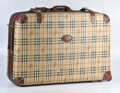 Lot 1178 - BURBERRY; a vintage large Haymarket check...