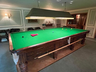 Lot 176 - ORME & SONS, MANCHESTER; a full size snooker...
