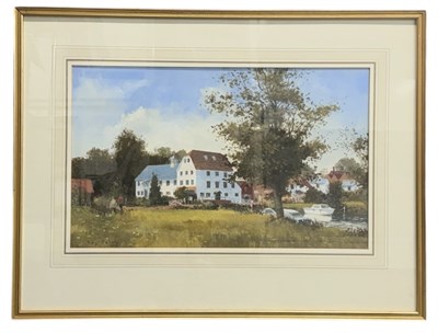 Lot 182 - ROY PERRY (1935-1993); gouache, rural scene,...