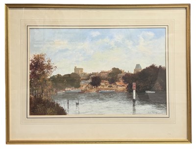 Lot 178 - ROY PERRY (1935-1993); gouache, 'Windsor from...
