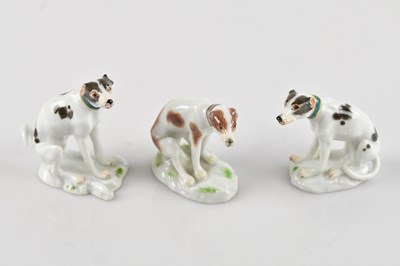 Lot 1082 - MEISSEN; three 20th century porcelain models...