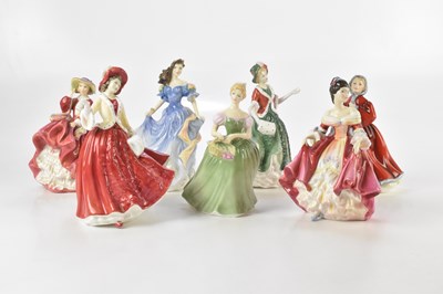 Lot 1141 - ROYAL DOULTON; seven assorted figures...