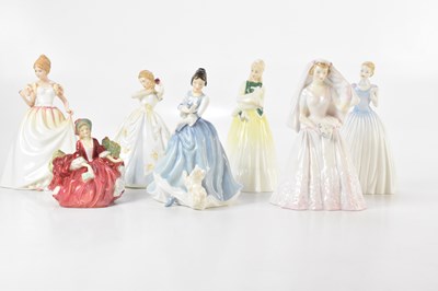 Lot 1142 - ROYAL DOULTON; seven figures comprising HN3033...