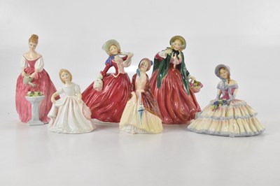 Lot 1143 - ROYAL DOULTON; six figures comprising HN1934...