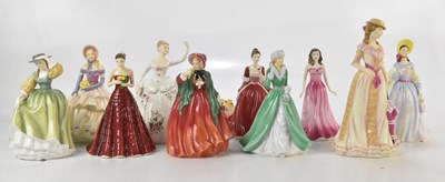 Lot 1137 - ROYAL DOULTON; nine assorted figures...