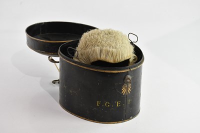 Lot 245 - A 19th century peruke, in a Victorian gilt...