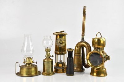 Lot 1221 - LUCAS; a Kings Road No. 62 bicycle lamp and a...
