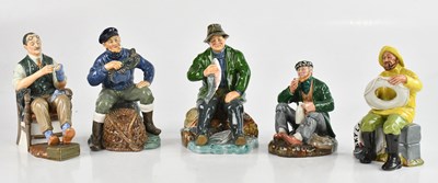Lot 1125 - ROYAL DOULTON; five figures, comprising HN2258...