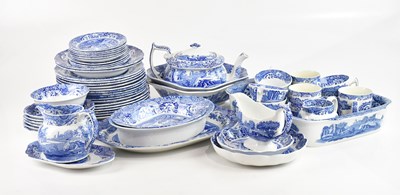 Lot 1058 - SPODE; a collection of 'Italian' pattern...