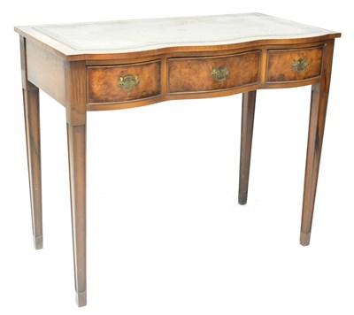 Lot 15 - REPRODUX; a mahogany reproduction writing...