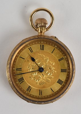 Lot 1517 - An early 20th century Continental 12ct yellow...