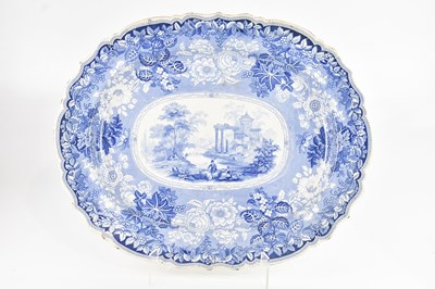Lot 253 - An early 19th century blue and white transfer...