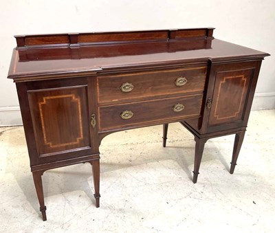 Lot 1152 - An Edwardian inlaid mahogany and satinwood...