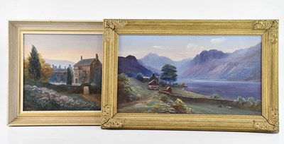 Lot 1707 - THOMAS FINCHETT; two oils on canvas, Gwydir...