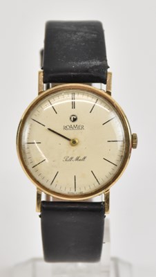 Lot 1518 - ROAMER; a gentleman's 9ct yellow gold Pall...