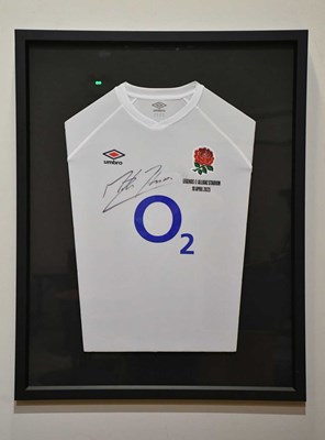 Lot 416 - RUGBY UNION; a Legends 2025 shirt, signed by...