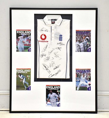 Lot 432 - CRICKET INTEREST; a 2005 Ashes Series signed...