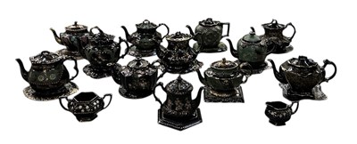 Lot 546 - Eleven late 19th/early 20th century Jackfield...