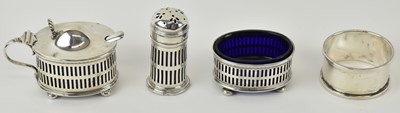 Lot 1141 - WILSON & SHARP; a George V hallmarked silver...