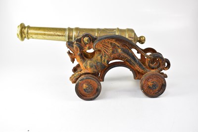 Lot 746 - A late 19th century brass ships' warning...