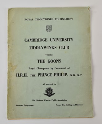 Lot 396 - A Cambridge University Tiddlywinks Club Royal...