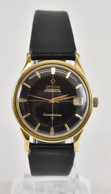 Lot 1502 - OMEGA; a gentleman's stainless steel cased...