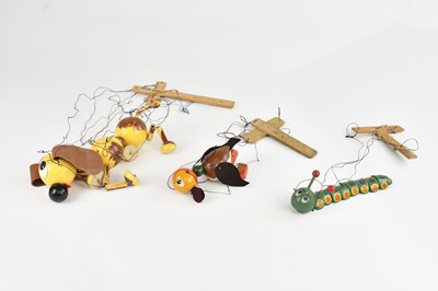 Lot 667 - PELHAM PUPPETS; a group of three puppets...