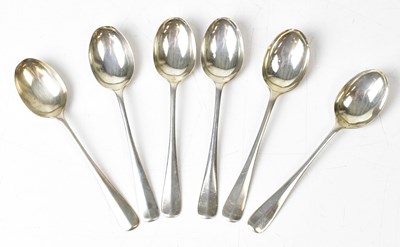 Lot 571 - CHARLES PERRY & CO; a cased set of six George...