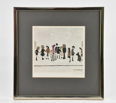 Lot 10 - LAURENCE STEPHEN LOWRY (1887-1976); pencil...
