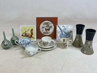 Lot 131 - A collection of ceramics, comprising two...