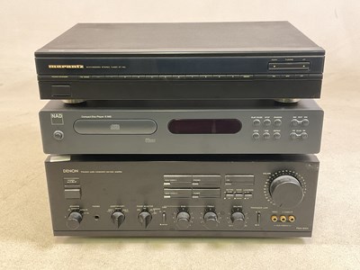 Lot 45 - DENON; a PMA-900V amplifier, together with a...