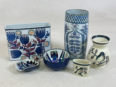 Lot 159 - ROYAL COPENHAGEN; a 'Tenera' vase, height 21cm,...