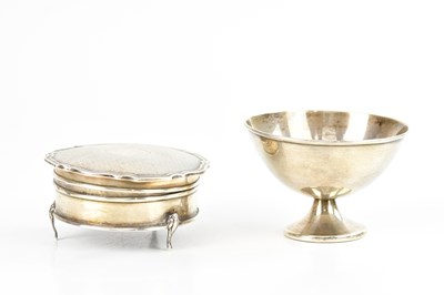 Lot 184 - WALKER AND HALL; a George V hallmarked silver...