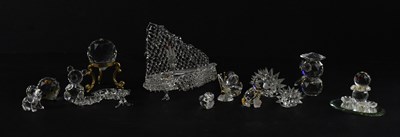 Lot 352 - A collection of decorative Swarovski and other...