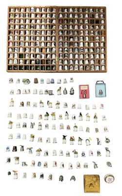 Lot 336 - A large collection of assorted thimbles...