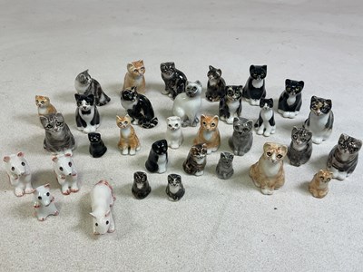 Lot 170 - WINSTANLEY POTTERY; a quantity of models of...
