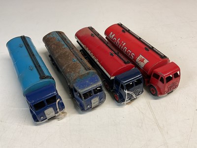 Lot 63 - DINKY; four Foden tankers, comprising a...