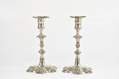 Lot 79 - JOHN CAFE; a pair of Georgian hallmarked...
