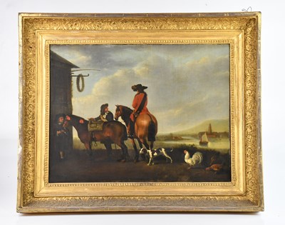 Lot 1751 - AFTER ABRAHAM VAN CALRAET (1642-1722); oil on...