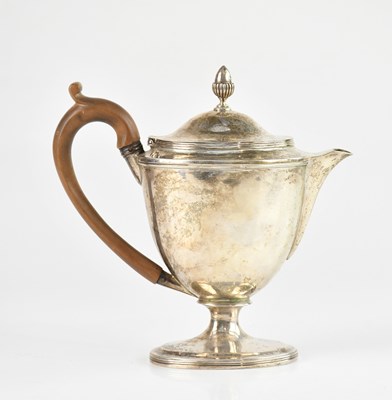 Lot 455 - JOHN EMES; a George III hallmarked silver hot...